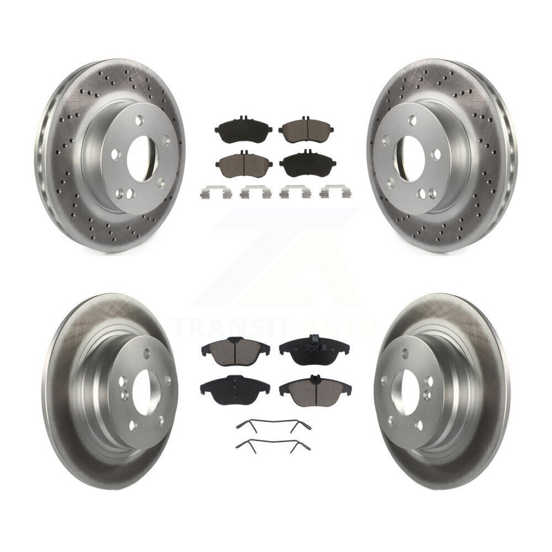 Transit Auto KGC-101006 Disc Brake Kit for 2008-2011 Mercedes-Benz C250, Mercedes-Benz C230 - Front and Rear
