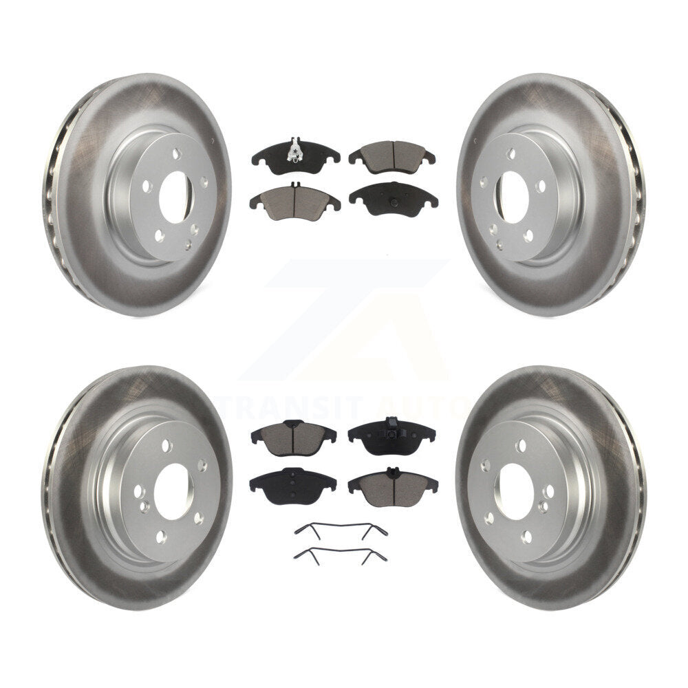 Transit Auto KGC-101010 Disc Brake Kit for 2008-2015 Mercedes-Benz C300, Mercedes-Benz E350, Mercedes-Benz C350 - Front and Rear