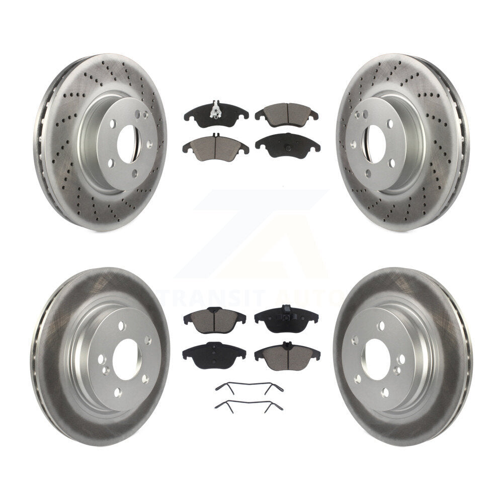 Transit Auto KGC-101011 Disc Brake Kit for 2008-2015 Mercedes-Benz C300, Mercedes-Benz E350, Mercedes-Benz C350 - Front and Rear