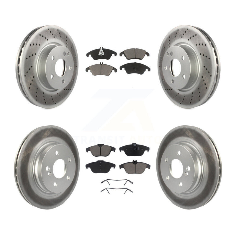 Transit Auto KGC-101011 Disc Brake Kit for 2008-2015 Mercedes-Benz C300, Mercedes-Benz E350, Mercedes-Benz C350 - Front and Rear