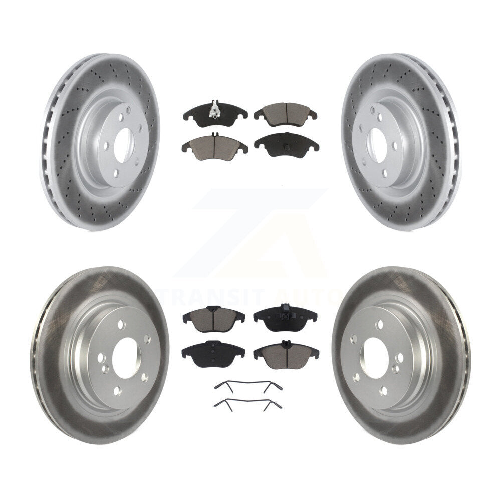 Transit Auto KGC-101013 Disc Brake Kit for 2010-2016 Mercedes-Benz E550 - Front and Rear