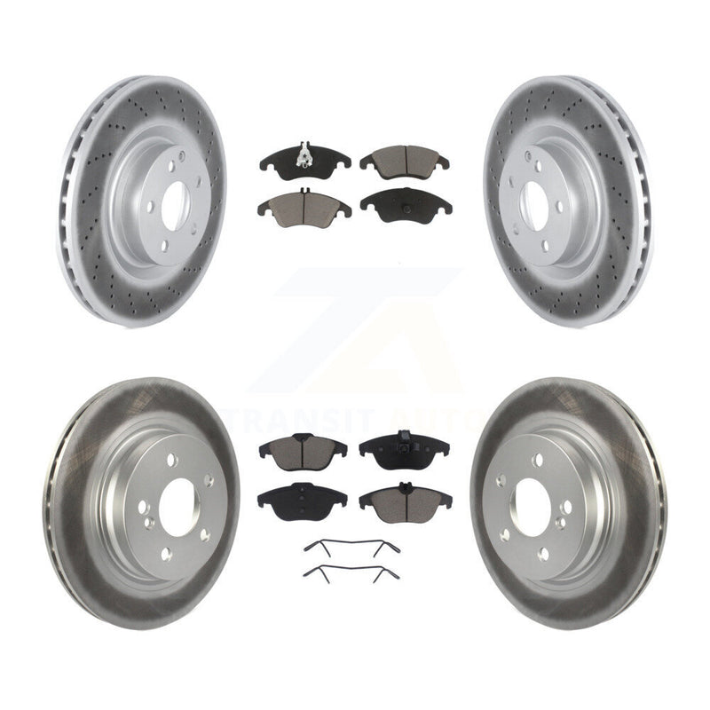 Transit Auto KGC-101013 Disc Brake Kit for 2010-2016 Mercedes-Benz E550 - Front and Rear