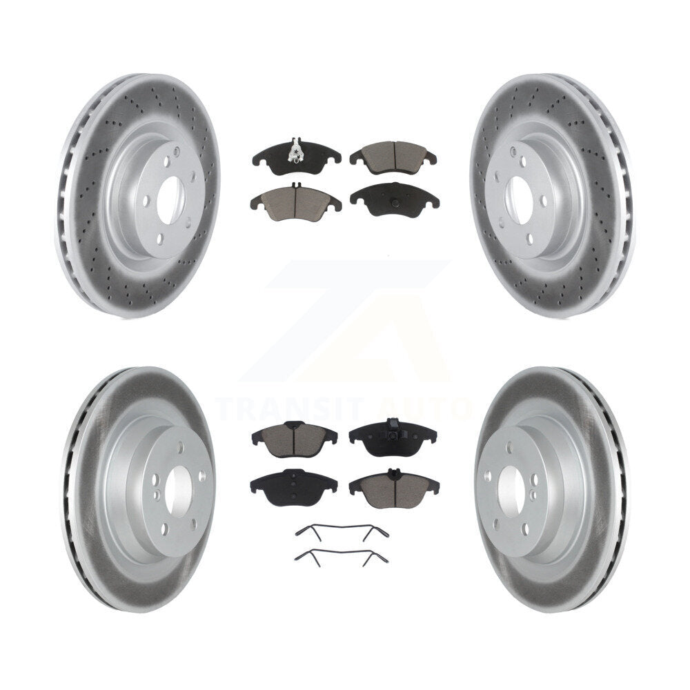 Transit Auto KGC-101014 Disc Brake Kit for 2010-2016 Mercedes-Benz E550 - Front and Rear
