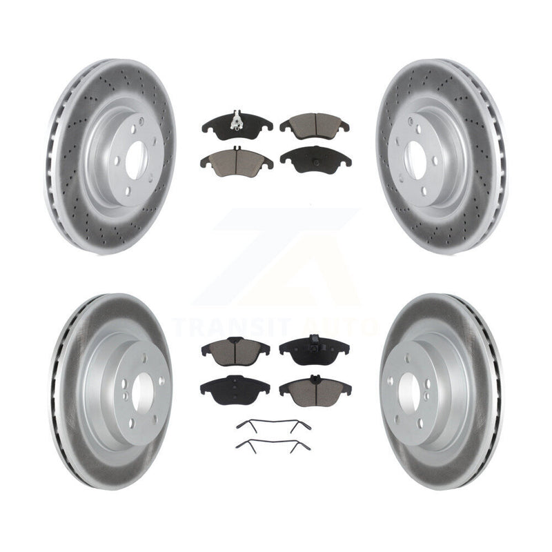 Transit Auto KGC-101014 Disc Brake Kit for 2010-2016 Mercedes-Benz E550 - Front and Rear