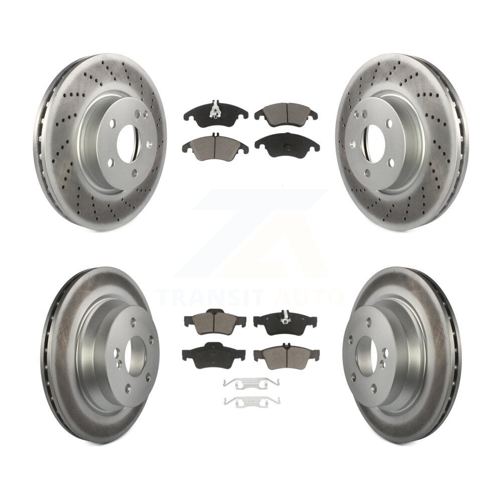 Transit Auto KGC-101018 Disc Brake Kit for 2011-2016 Mercedes-Benz E350, Mercedes-Benz E400 - Front and Rear