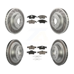 Transit Auto KGC-101018 Disc Brake Kit for 2011-2016 Mercedes-Benz E350, Mercedes-Benz E400 - Front and Rear