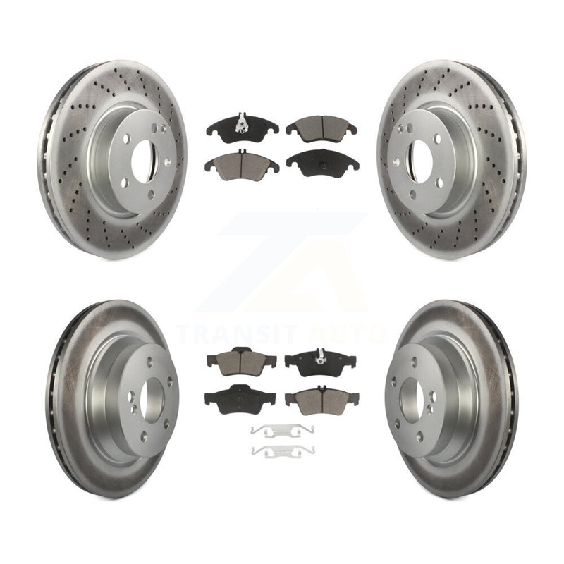 Transit Auto KGC-101018 Disc Brake Kit for 2011-2016 Mercedes-Benz E350, Mercedes-Benz E400 - Front and Rear