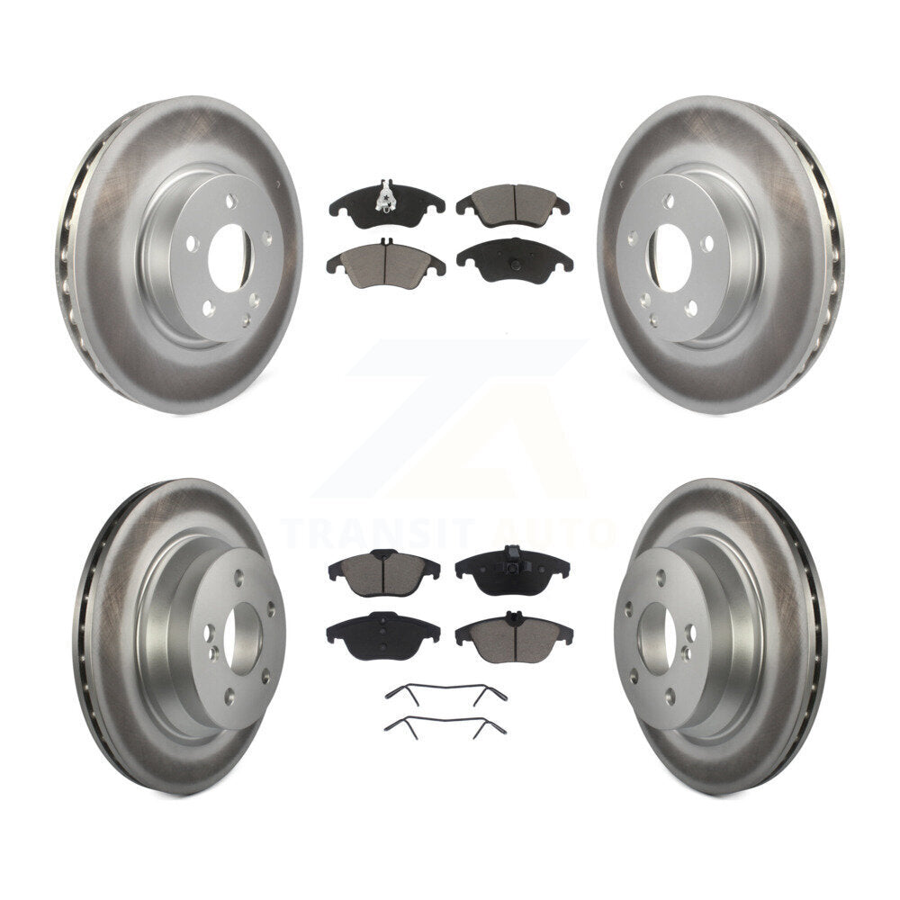 Transit Auto KGC-101019 Disc Brake Kit for 2015 Mercedes-Benz E400 - Front and Rear