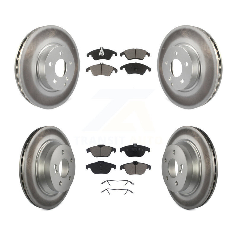 Transit Auto KGC-101019 Disc Brake Kit for 2015 Mercedes-Benz E400 - Front and Rear