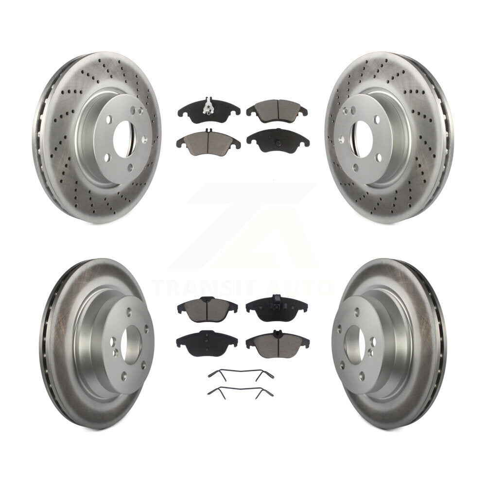 Transit Auto KGC-101020 Disc Brake Kit for 2015 Mercedes-Benz E400 - Front and Rear