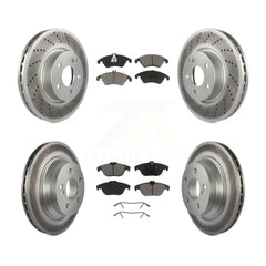 Transit Auto KGC-101020 Disc Brake Kit for 2015 Mercedes-Benz E400 - Front and Rear
