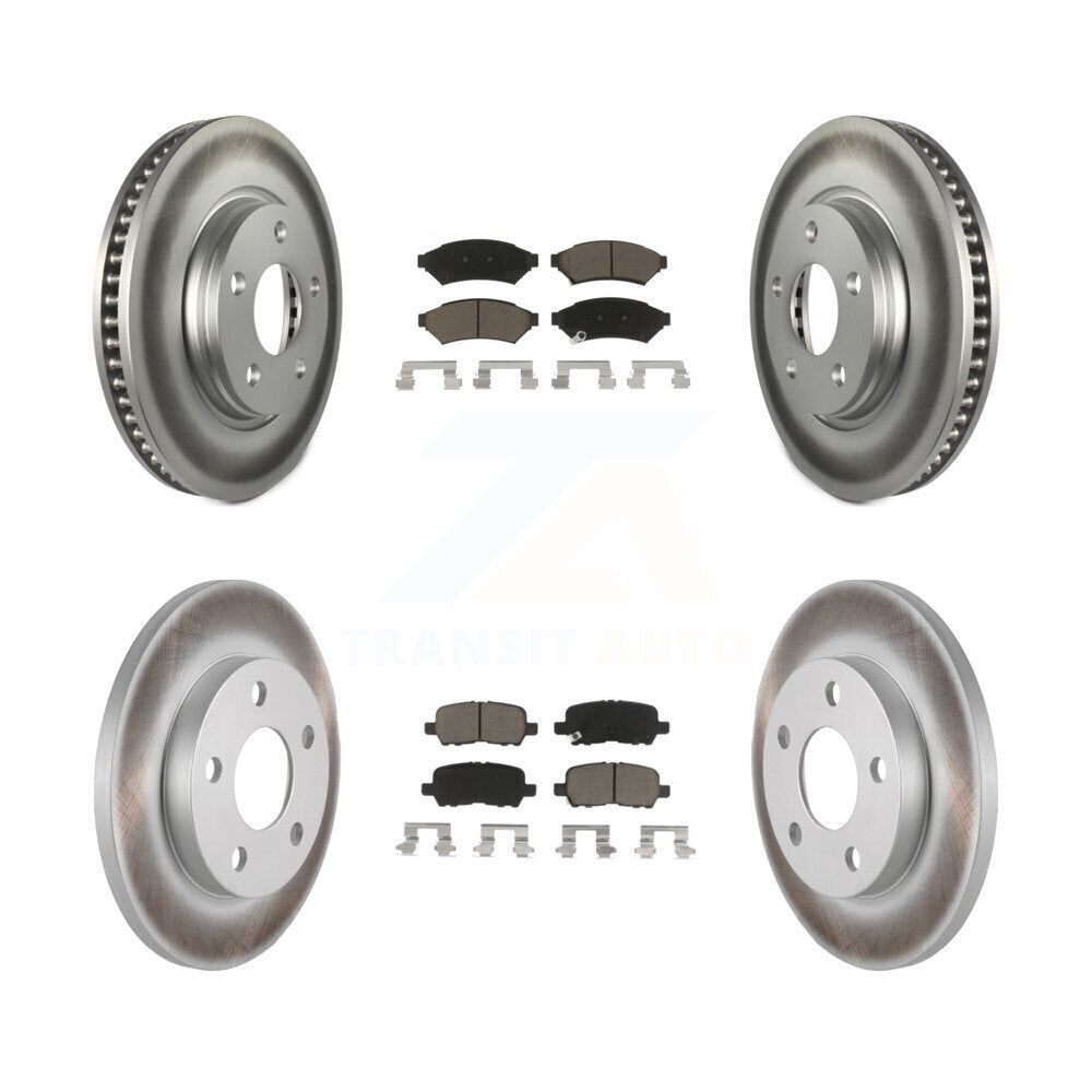 Transit Auto KGC-101021 Disc Brake Kit for 2004-2009 Buick Allure, Buick LaCrosse, Pontiac Grand Prix - Front and Rear