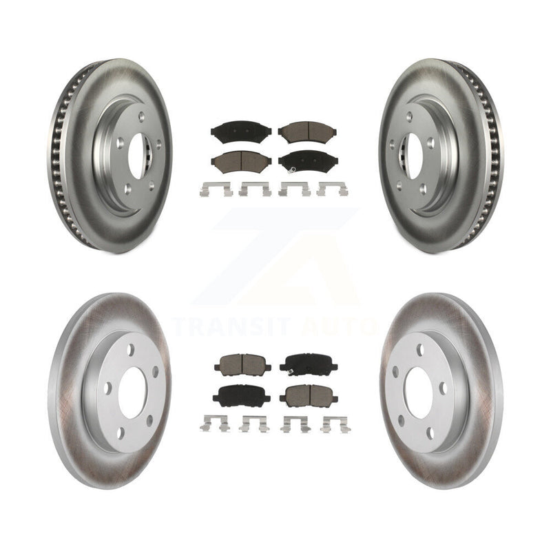 Transit Auto KGC-101021 Disc Brake Kit for 2004-2009 Buick Allure, Buick LaCrosse, Pontiac Grand Prix - Front and Rear
