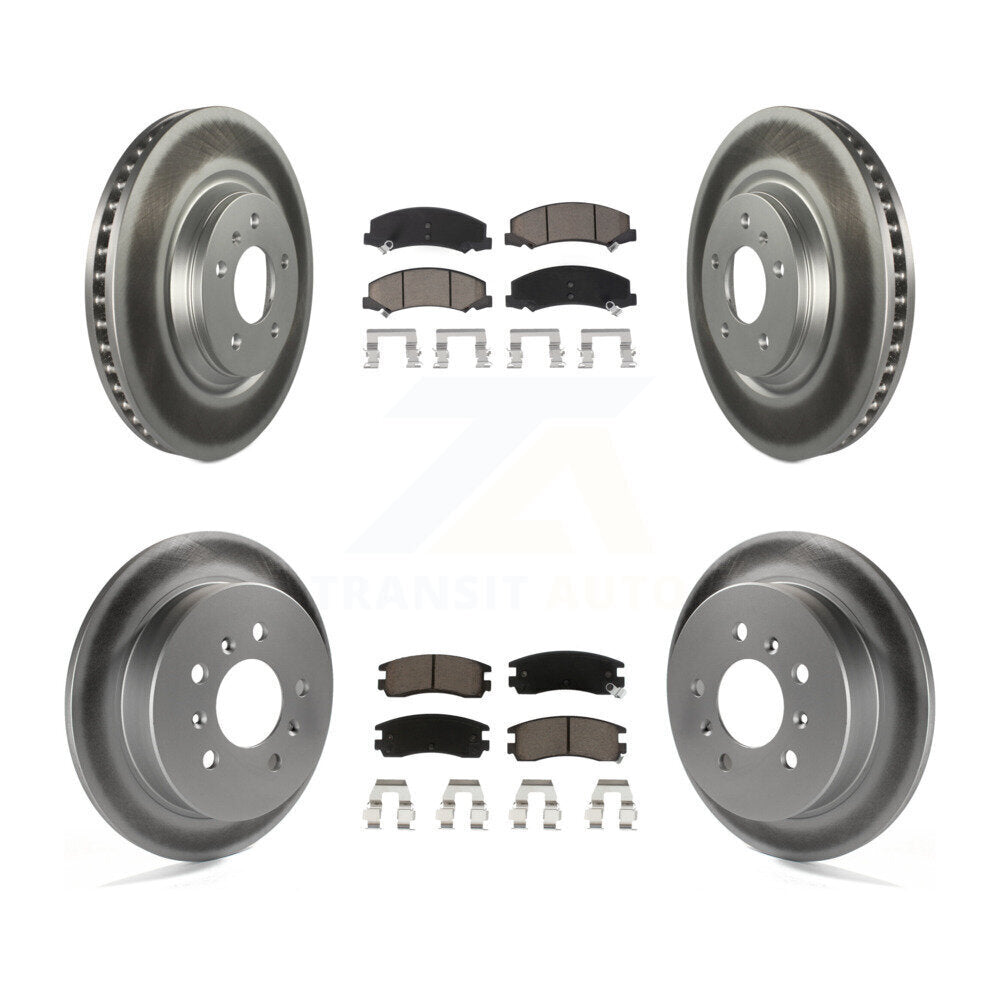 Transit Auto KGC-101022 Disc Brake Kit for 2008-2009 Buick Allure, Buick LaCrosse - Front and Rear