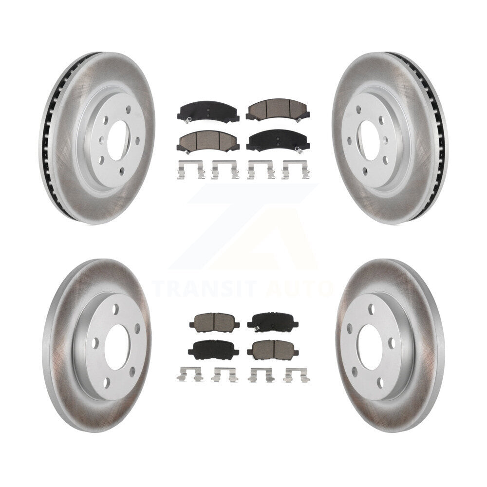 Transit Auto KGC-101023 Disc Brake Kit for 2010-2016 Chevrolet Impala Limited, Chevrolet Impala - Front and Rear