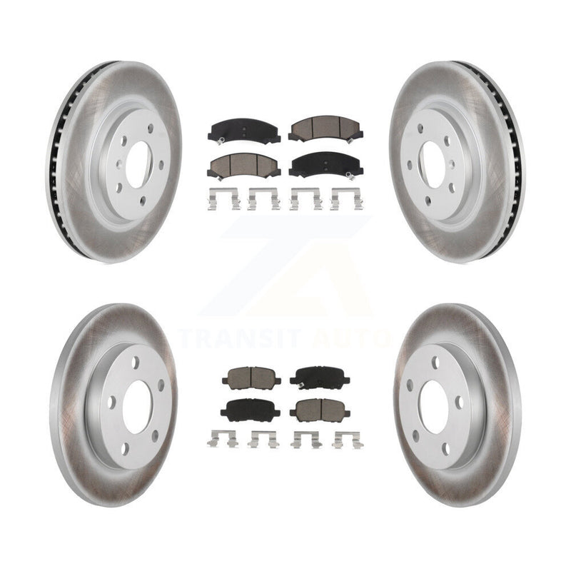 Transit Auto KGC-101023 Disc Brake Kit for 2010-2016 Chevrolet Impala Limited, Chevrolet Impala - Front and Rear