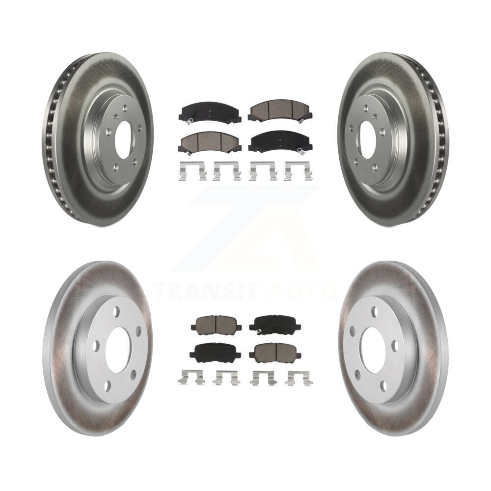 Transit Auto KGC-101024 Disc Brake Kit for 2012-2016 Chevrolet Impala Limited, Chevrolet Impala - Front and Rear