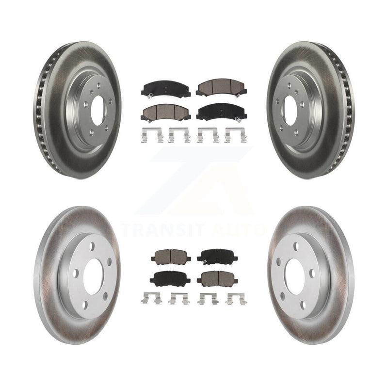 Transit Auto KGC-101024 Disc Brake Kit for 2012-2016 Chevrolet Impala Limited, Chevrolet Impala - Front and Rear