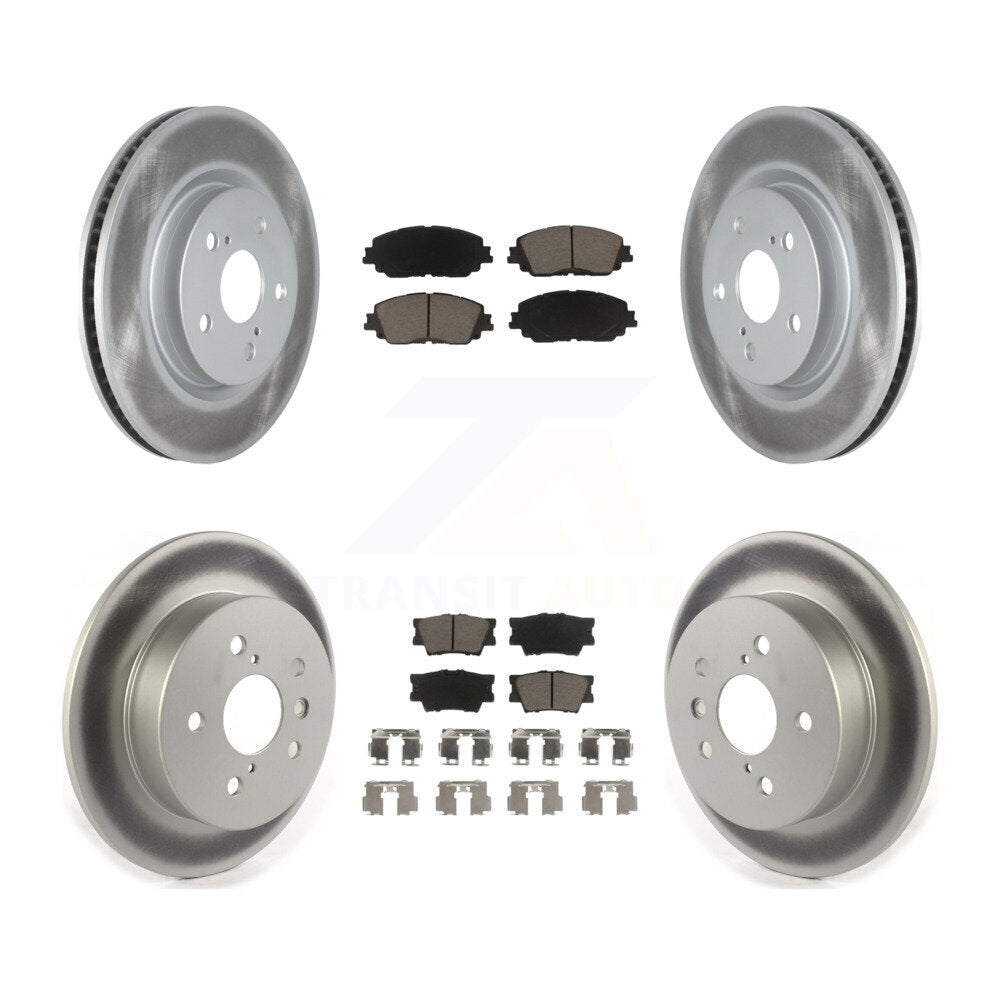 Transit Auto KGC-101026 Disc Brake Kit for 2018-2024 Toyota Camry - Front and Rear