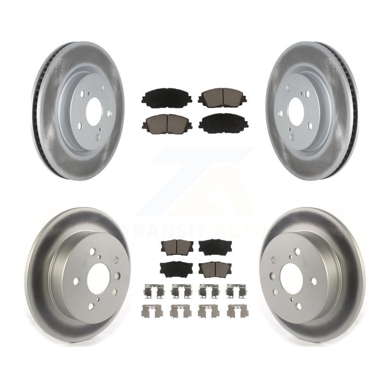 Transit Auto KGC-101026 Disc Brake Kit for 2018-2024 Toyota Camry - Front and Rear