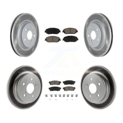 Transit Auto KGC-101027 Disc Brake Kit for 2018-2024 Toyota Camry, Lexus ES300h and More - Front and Rear