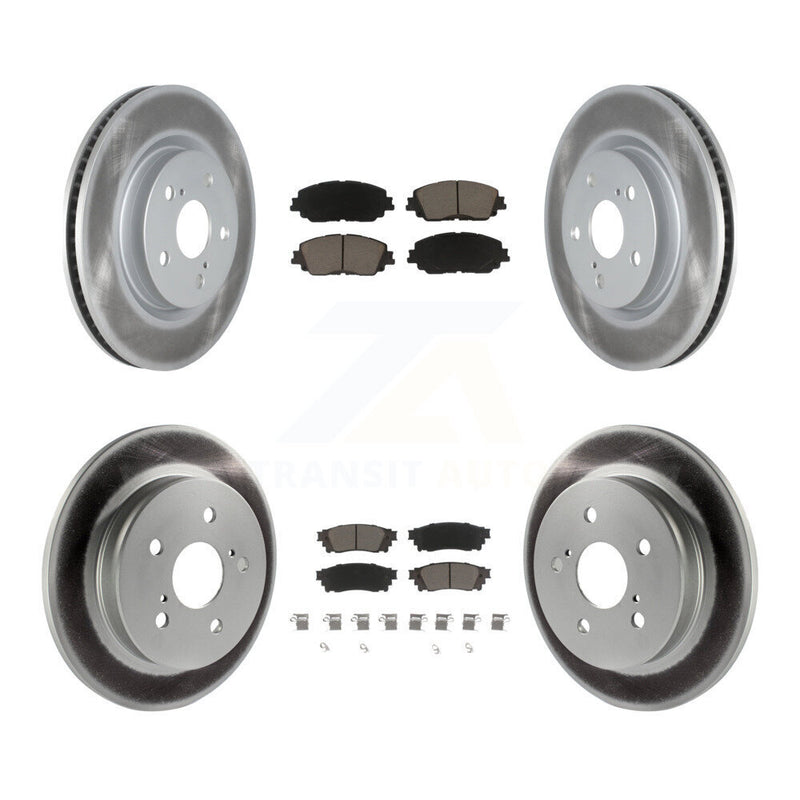 Transit Auto KGC-101027 Disc Brake Kit for 2018-2024 Toyota Camry, Lexus ES300h and More - Front and Rear