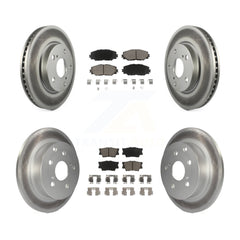 Transit Auto KGC-101028 Disc Brake Kit for 2006-2018 Toyota RAV4, Lexus HS250h - Front and Rear