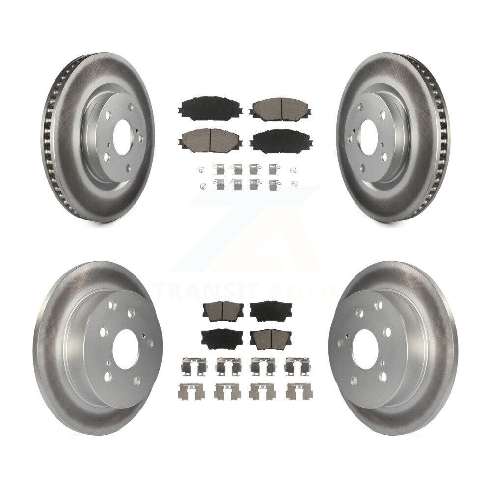 Transit Auto KGC-101029 Disc Brake Kit for 2006-2018 Toyota RAV4 - Front and Rear