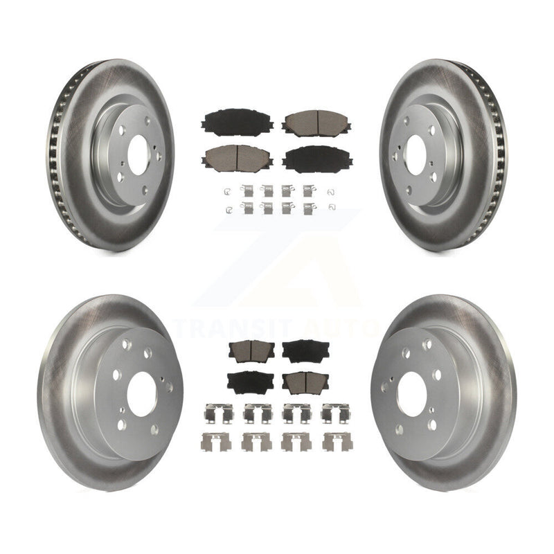 Transit Auto KGC-101029 Disc Brake Kit for 2006-2018 Toyota RAV4 - Front and Rear