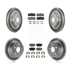 Transit Auto KGC-101030 Disc Brake Kit for 2007-2012 Toyota Avalon, Lexus ES350, Toyota Camry - Front and Rear