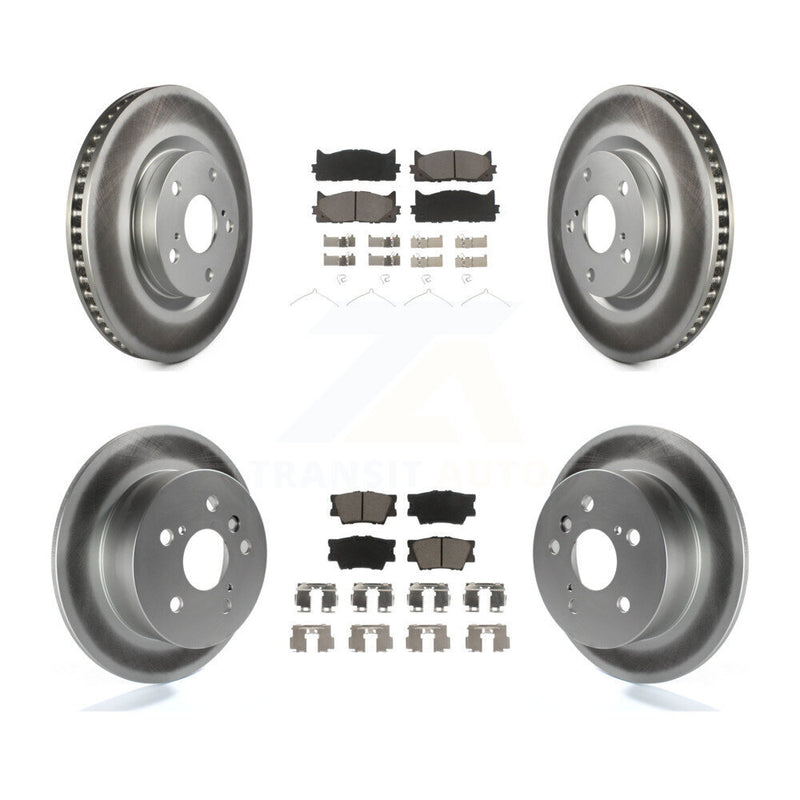 Transit Auto KGC-101030 Disc Brake Kit for 2007-2012 Toyota Avalon, Lexus ES350, Toyota Camry - Front and Rear