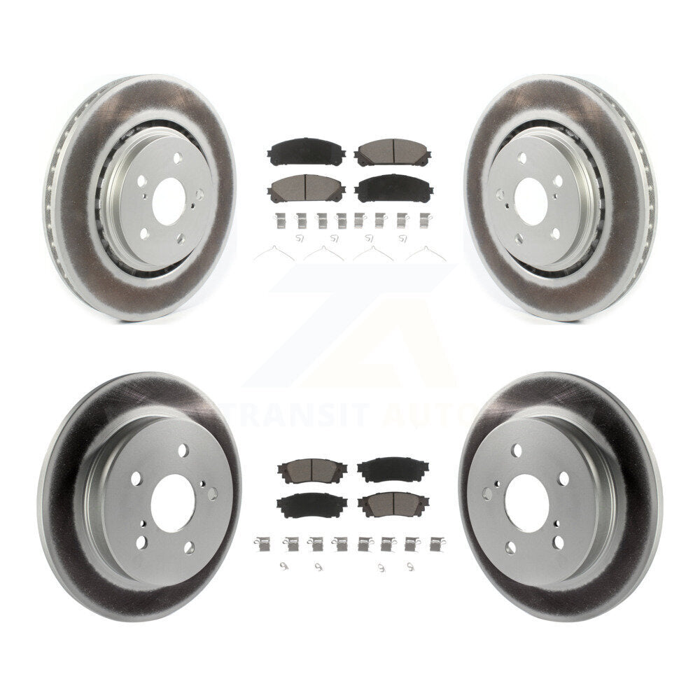 Transit Auto KGC-101032 Disc Brake Kit for 2020-2023 Toyota Camry, Toyota Avalon - Front and Rear