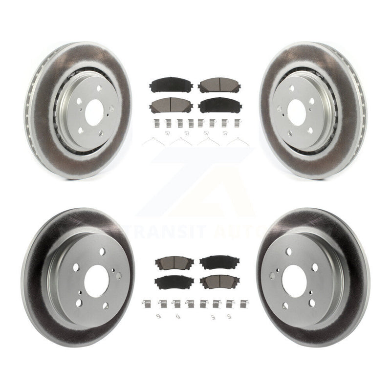 Transit Auto KGC-101032 Disc Brake Kit for 2020-2023 Toyota Camry, Toyota Avalon - Front and Rear