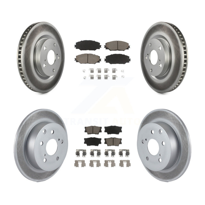 Transit Auto KGC-101033 Disc Brake Kit for 2009-2013 Pontiac Vibe, Toyota Matrix - Front and Rear
