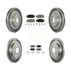 Transit Auto KGC-101035 Disc Brake Kit for 2009-2019 Toyota Corolla, Toyota Matrix, Pontiac Vibe - Front and Rear