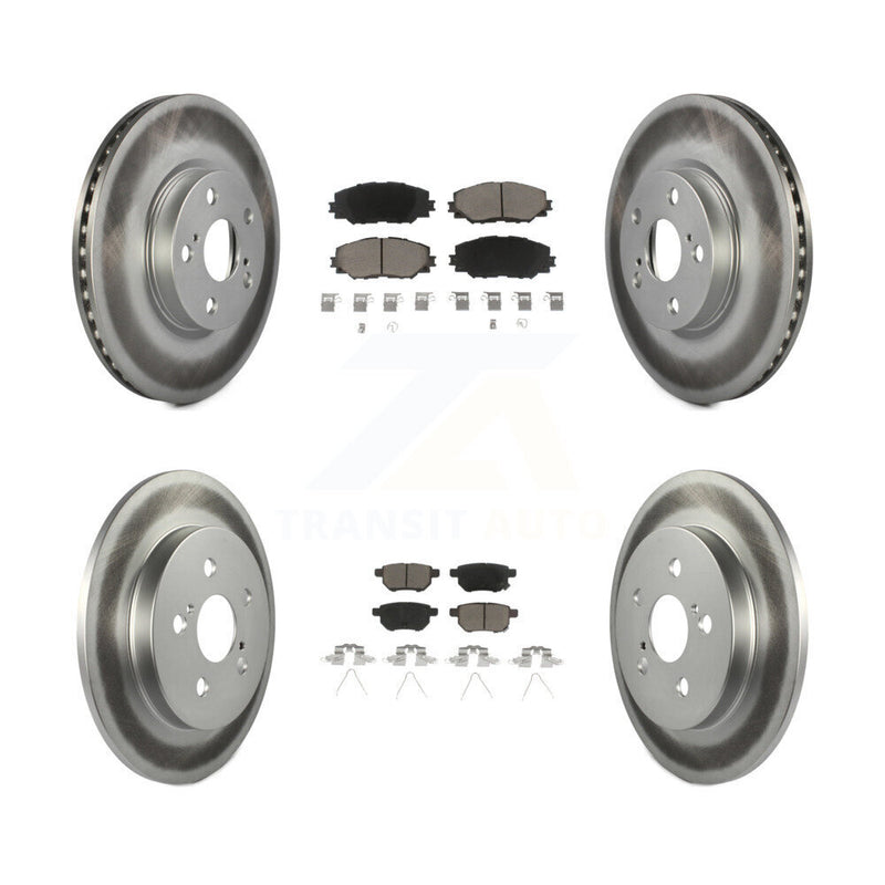 Transit Auto KGC-101035 Disc Brake Kit for 2009-2019 Toyota Corolla, Toyota Matrix, Pontiac Vibe - Front and Rear