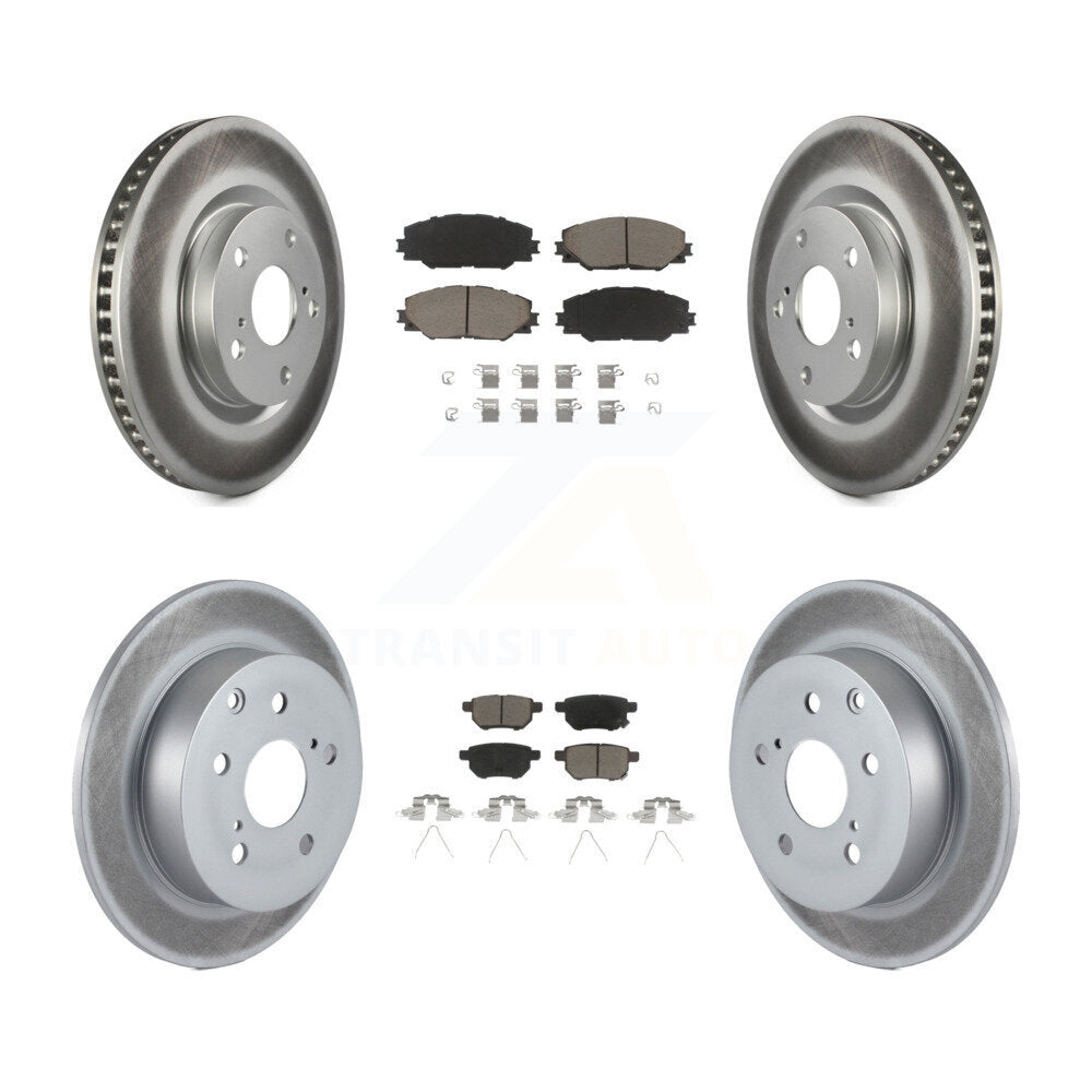 Transit Auto KGC-101036 Disc Brake Kit for 2010 Toyota Matrix - Front and Rear
