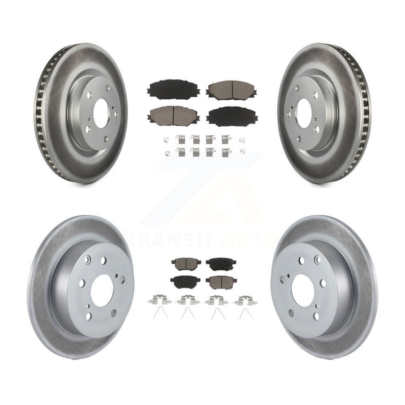 Transit Auto KGC-101036 Disc Brake Kit for 2010 Toyota Matrix - Front and Rear