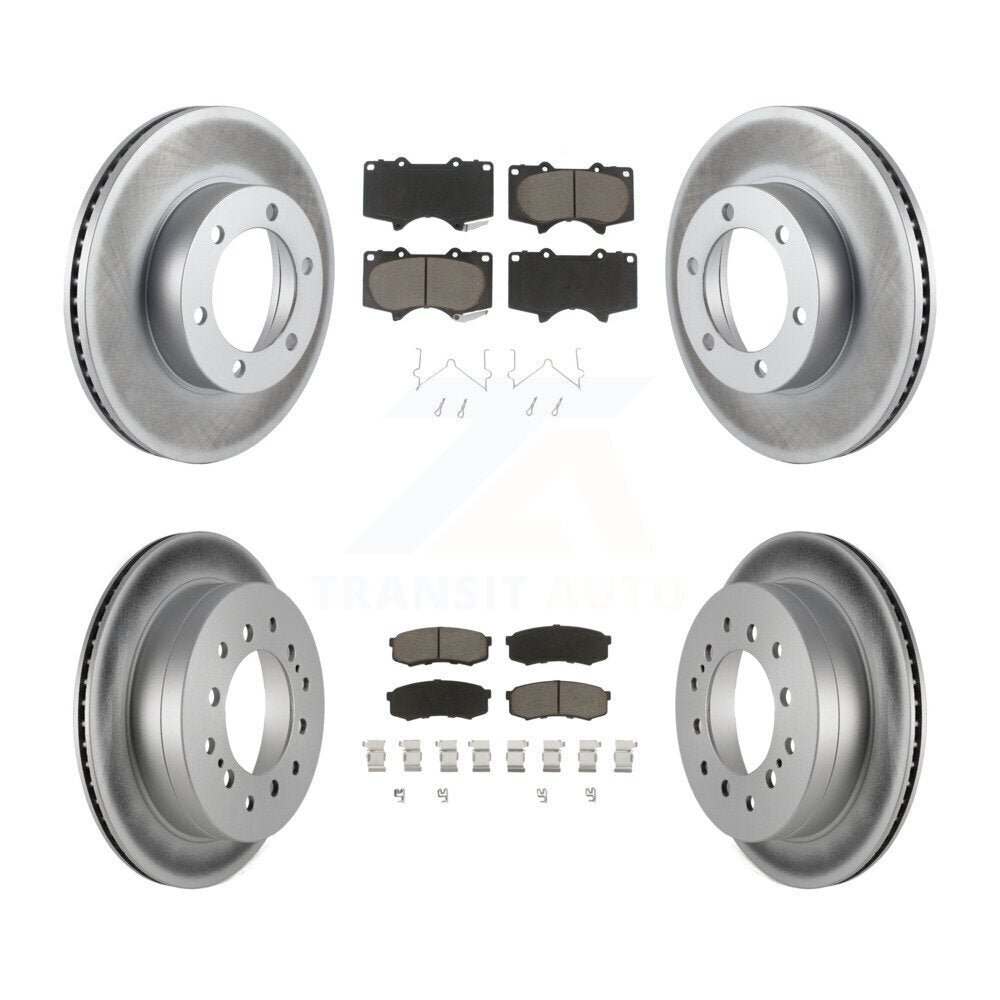 Transit Auto KGC-101041 Disc Brake Kit for 2001-2007 Toyota Sequoia - Front and Rear