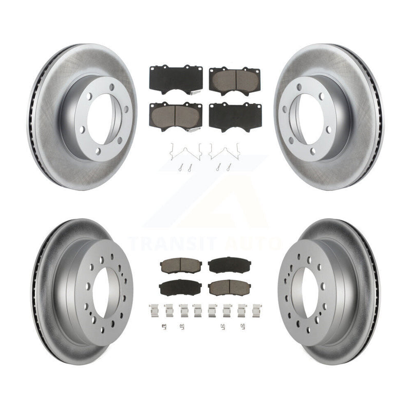 Transit Auto KGC-101041 Disc Brake Kit for 2001-2007 Toyota Sequoia - Front and Rear