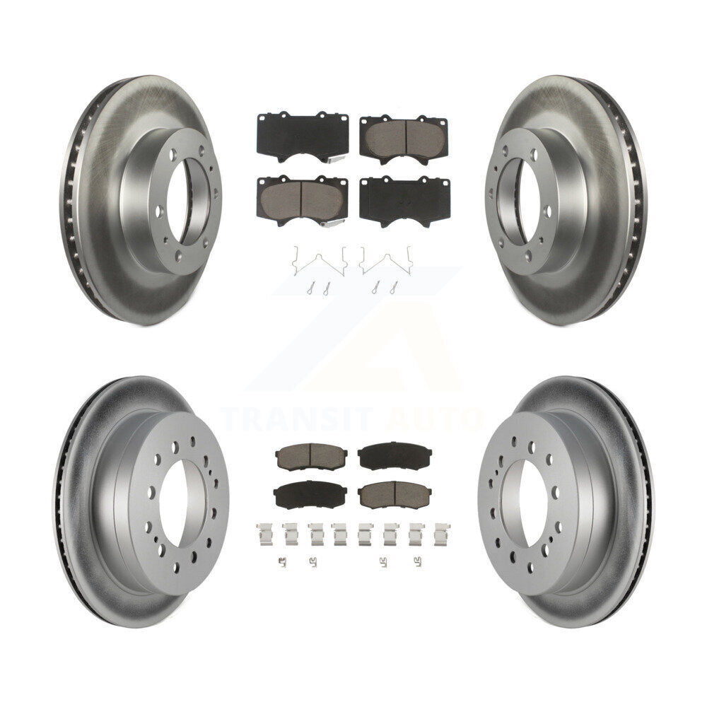 Transit Auto KGC-101042 Disc Brake Kit for 2003-2009 Toyota FJ Cruiser, Toyota 4Runner - Front and Rear