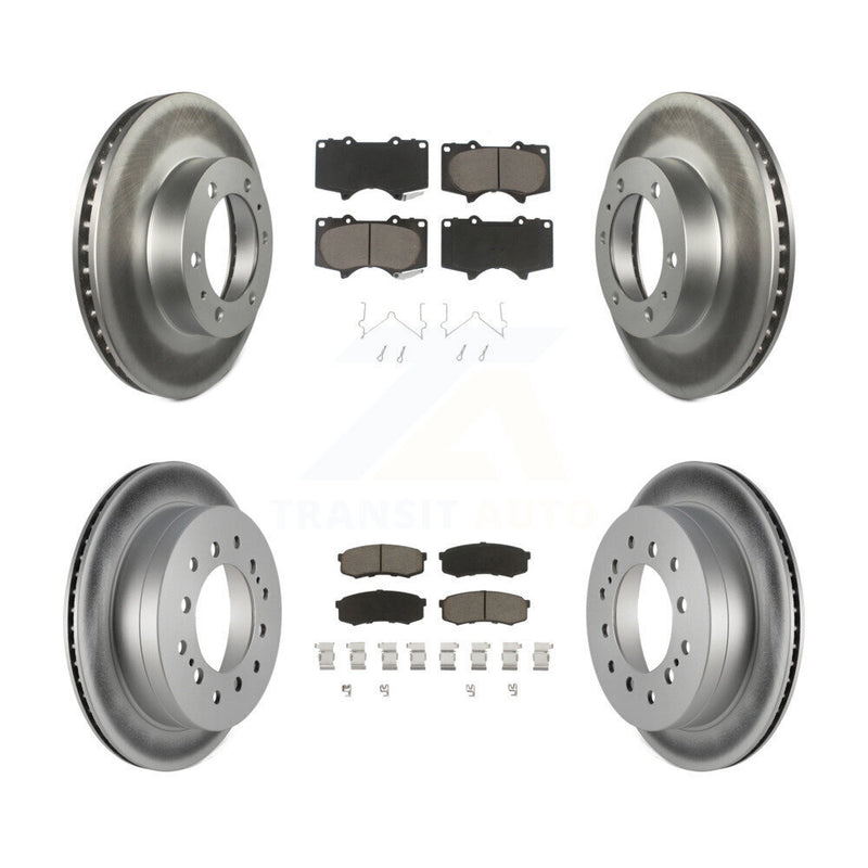 Transit Auto KGC-101042 Disc Brake Kit for 2003-2009 Toyota FJ Cruiser, Toyota 4Runner - Front and Rear