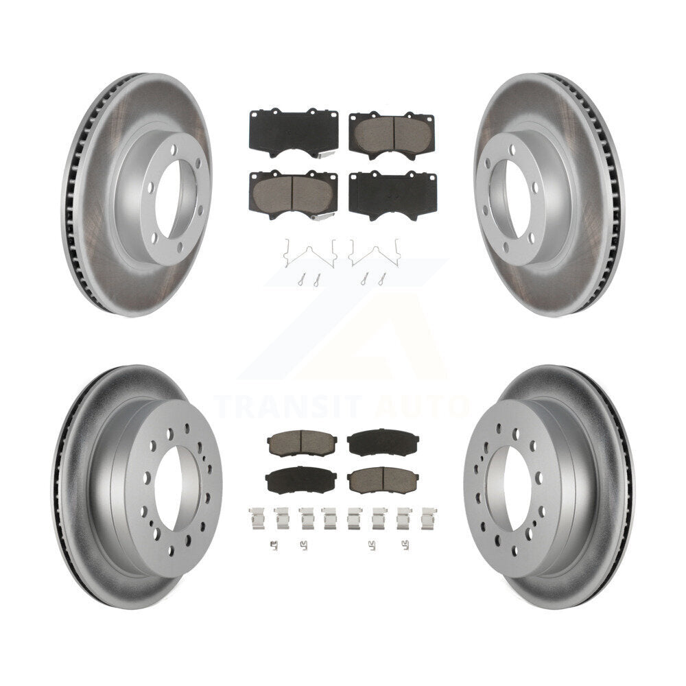 Transit Auto KGC-101043 Disc Brake Kit for 2003-2009 Toyota 4Runner, Lexus GX470 - Front and Rear