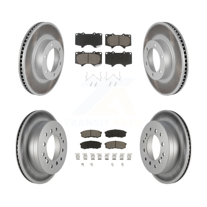 Transit Auto KGC-101043 Disc Brake Kit for 2003-2009 Toyota 4Runner, Lexus GX470 - Front and Rear