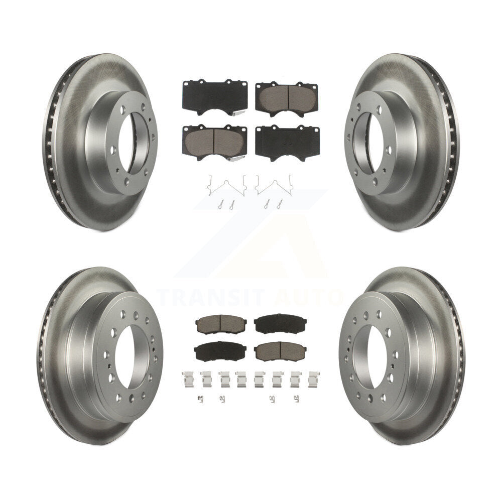 Transit Auto KGC-101044 Disc Brake Kit for 2010-2014 Toyota FJ Cruiser - Front and Rear