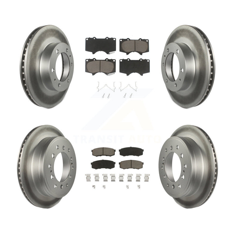 Transit Auto KGC-101044 Disc Brake Kit for 2010-2014 Toyota FJ Cruiser - Front and Rear