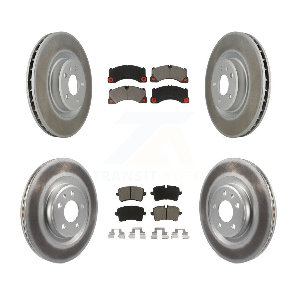 Transit Auto KGC-101046 Disc Brake Kit for 2017 Porsche Macan - Front and Rear