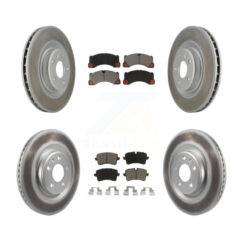 Transit Auto KGC-101046 Disc Brake Kit for 2017 Porsche Macan - Front and Rear