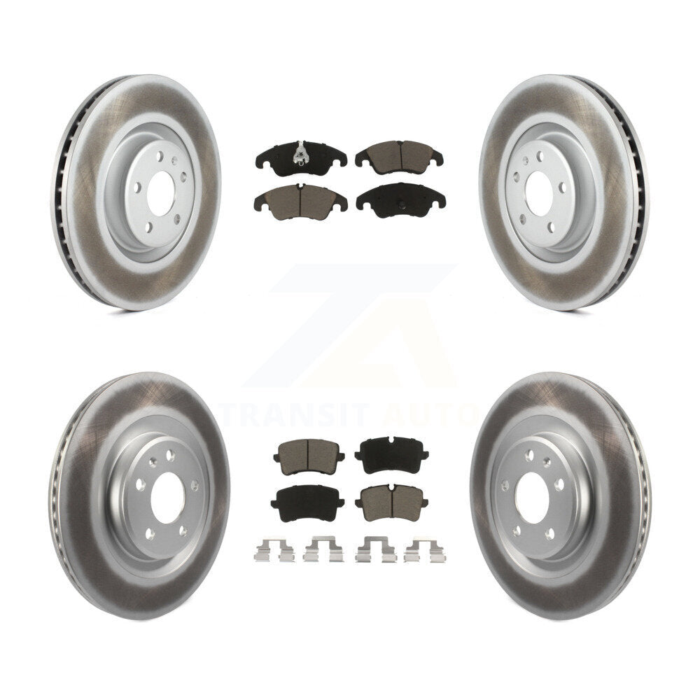 Transit Auto KGC-101047 Disc Brake Kit for 2014 Audi A6 - Front and Rear