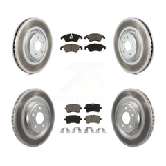 Transit Auto KGC-101047 Disc Brake Kit for 2014 Audi A6 - Front and Rear